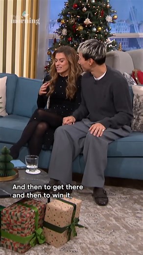 ‘She makes me a better person, a better dancer’ Karen Carney and Carlos Gu reflect on the moment they were crowned Strictly champions and the incredible bond they’ve built throughout that led them to holding up the glitterball! trophy. 🪩 | This Morning