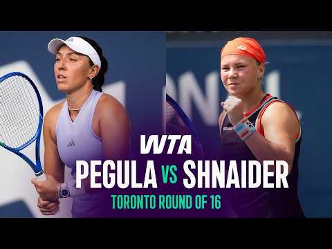 Jessica Pegula vs. Diana Shnaider | 2026 Toronto Round of 16 | WTA Match Highlights