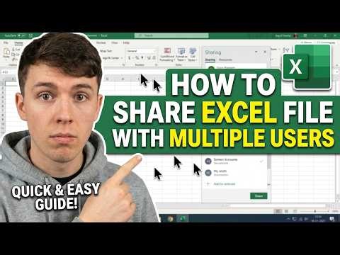 How to Share Excel File with Multiple Users (Step by Step)