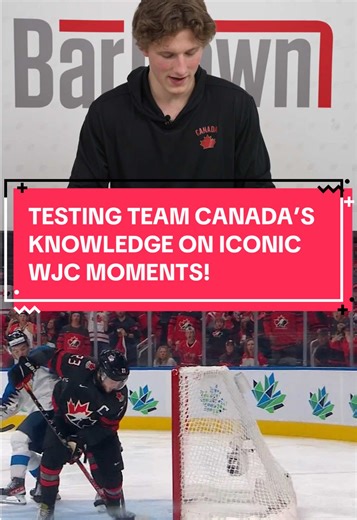 How well does Team Canada know this iconic #WorldJuniors moment? 🤔 Check out the full video on BarDown’s YouTube channel!