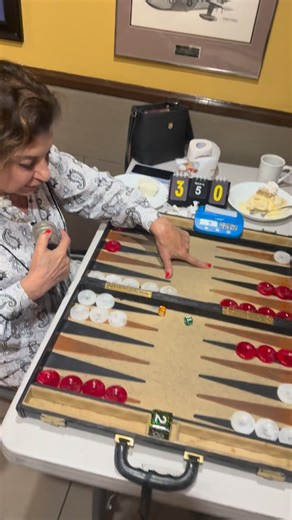 Los Angeles Backgammon on Instagram: "Vince vs Nasi - EPIC #Backgammon CLASH [Aries board]! 🎲🎲 Join us for weekly tournaments and social backgammon. 📅 Wednesdays 🎲🎲 Tournament and Social Play 6 PM 📍Denny’s 16575 Sherman Way Van Nuys, CA 91406 📅 Sundays 🎲🎲 Tournament and Social Play 2 PM 📍 Lulu’s Restaurant and Sports Bar 16900 Roscoe Blvd. Van Nuys, CA 91406 #backgammon #backgammontournament"