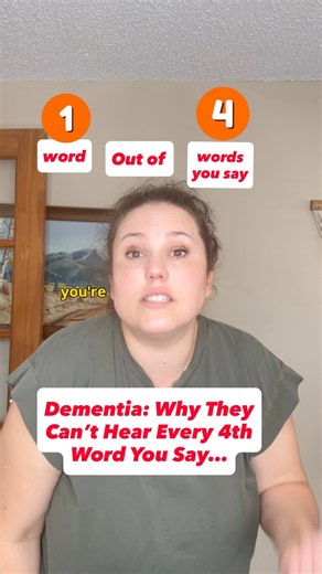 Dementia: Why They Can’t Hear Every 4th Word You Say…#dementia