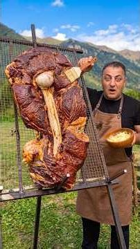 Roasted Beef Leg with Chocolate