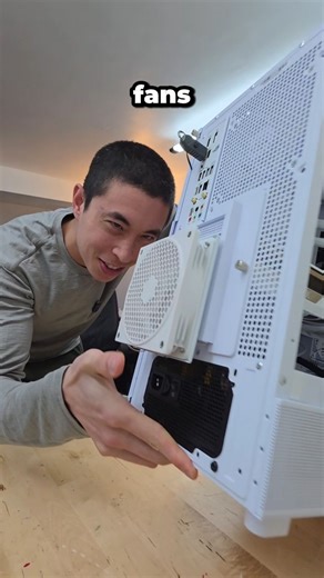Should you install case fans OUTSIDE of your PC? On today's episode of ridiculous PC accessories, we find out. #pc #pctips #pcbuilding #mryeester | mryeester