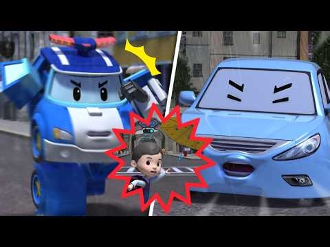 Road on a Rainy Day│Learn about Safety Tips│Rainy Day Episodes│Robocar POLI TV