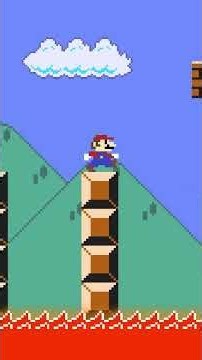 Super Mario, but the floor is lava! #supermario #shorts #nintendo