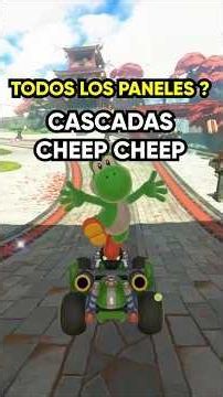 ¡TODOS los Paneles ? de CASCADAS CHEEP CHEEP! | Paneles ? | Mario Kart World