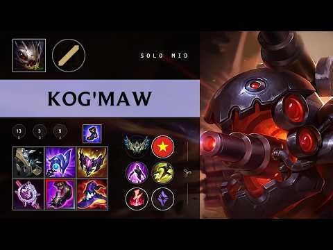 Kog'Maw Mid vs Hwei - VN Challenger Patch 26.08