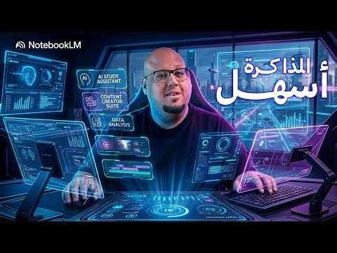 مجاني ورهيب للمذاكرة والتحضير في عصر الذكاء الاصطناعي - NoteBookLM