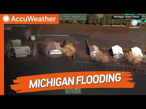 Michigan, Wisconsin Being Hit By Historic Flooding