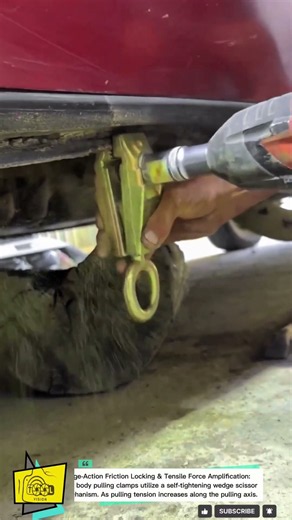 Auto Body Pulling Clamp Tool for Frame Alignment #shortvideos