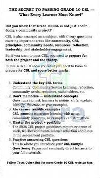The Secret to Passing Grade 10 K NEC CSL BOTH THEORY & PRACTICALPROJECCT #grade10 #job #csl