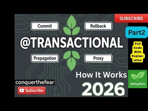 How Spring Boot @Transactional REALLY Works (Commit, Rollback, Propagation, Proxy Explained) | Part2