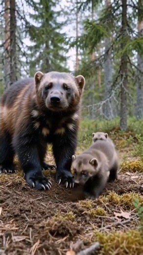 🐾 Wolverine – The Tiny Animal That Fears Almost Nothing! 😱🔥 | Day 192 #wolverine #wild #mystery
