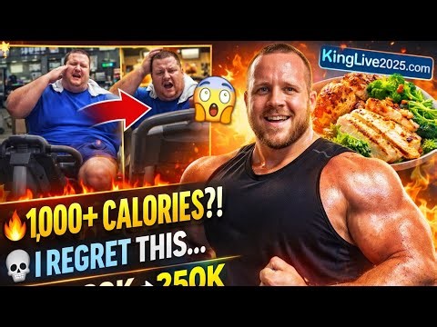 I Tried Burning 1,000+ Calories LIVE… Then Cooked the HEALTHIEST Meal Ever 😳🔥💪