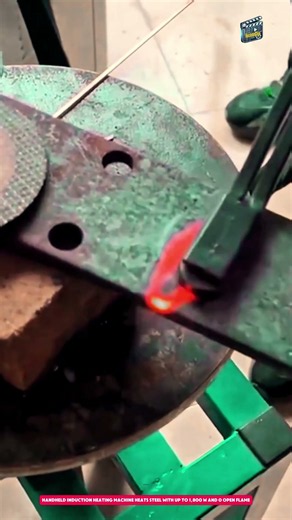 Handheld Induction Heating Machine Heats Steel with Up to 1,800 W and 0 Open Flame