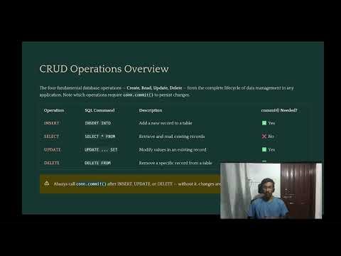 Python MySQL CRUD Operations | Insert, Select, Update, Delete using mysql-connector-python