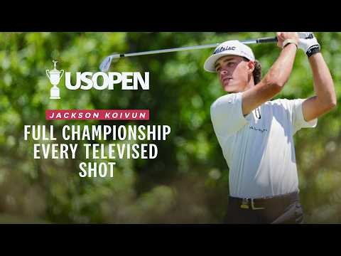 Jackson Koivun, Low Amateur | Every Televised Shot: 2026 U.S. Open Highlights