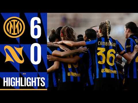 PARTITA SENZA STORIA | INTER WOMEN 6-0 NAPOLI WOMEN | SERIE A WOMEN'S CUP
