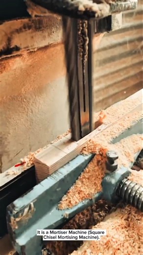 Precision Square Hole Woodworking Using a Hollow Chisel Mortiser | Professional Joinery Process