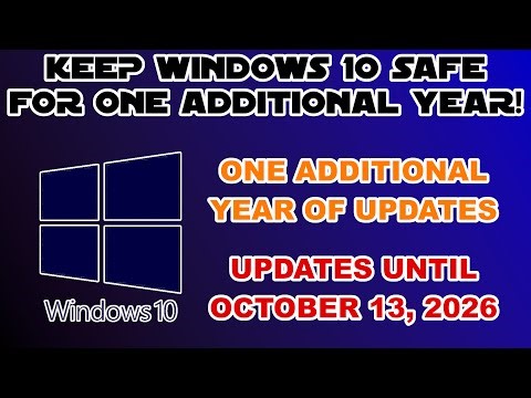 How to enroll in Windows 10 Security Updates until October 2026 #Free #Windows10 #Security #Updates