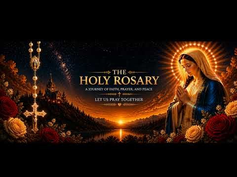 🔴 LIVE Holy Rosary Today | Pray With Me