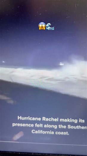 🚨 MASSIVE HURRICANE RACHEL WAVES CRASH OVER LONG BEACH DECK! WATCH NOW! SUB NOW! 😱🌊💻 #shorts