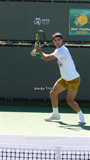 How to Hit with More Consistency and Power on Your Forehand💪🏼 Video credit: @slowmo_tennis #tennis #forehand #tips #alcaraz #reels | Online Tennis Instruction