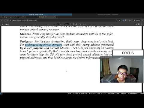 Live study: read along book "Operating Systems: Three Easy Pieces" (Part 74)