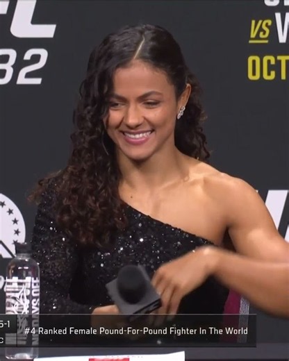 Natalia Silva is having the time of her life! #ufc332