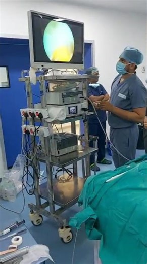 Expert ENT Surgeons Performing Advanced Endoscopic Surgery