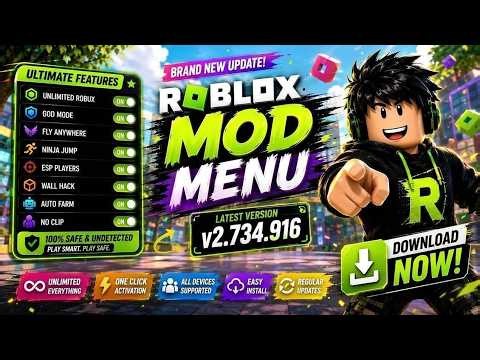 Roblox Mod Menu Unlimited Robux & Script | Roblox Mod Apk | Roblox Mod Menu