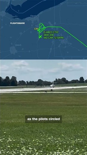 Plane makes emergency landing after front landing gear fails
