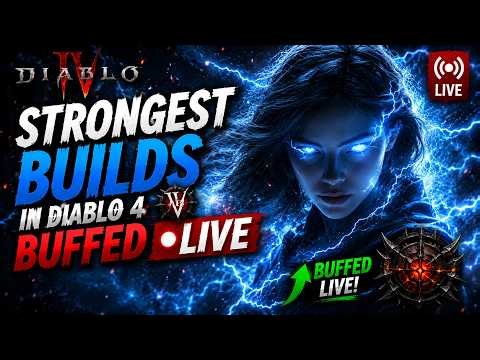 Strongest Builds in Diablo 4 BUFFED - Diablo 4 LIVE