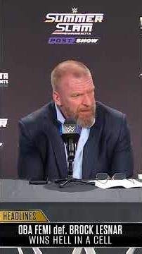 “Brock does what Brock wants to do” #SummerSlam
