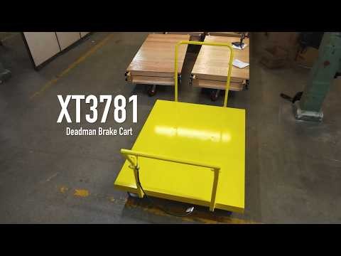 Hamilton Caster | XT3781 Deadman Brake Cart