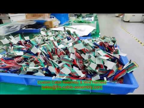 security IP camera PoE drag chain low noise RS 485 JST to Moldex IP68 Silicone jacket braid shield m