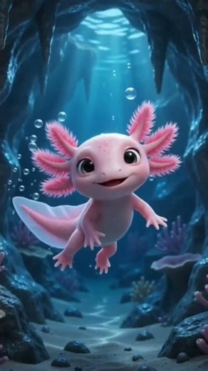 🦎 This Animal Looks Like A Pokémon?! 😱 | Amazing Axolotl Facts #shorts