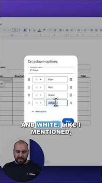 How to Create Smart Chip Drop-Down Menus in Google Docs ⬇️ #tutorial