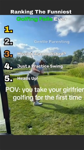 Don't Try This on the Golf Course 🚫 #golf #shorts #fails