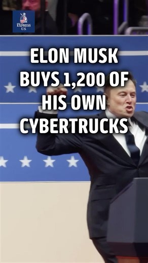 Elon Musk Buys Over 1200 Cybertrucks Through SpaceX #news #elonmusk #technology #cars #money