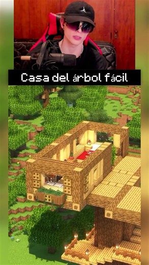 Casa del árbol FÁCIL en Minecraft #sonic