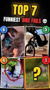 Top 7 Funniest Bike Fails Ever 💀 #shorts #fails #bike