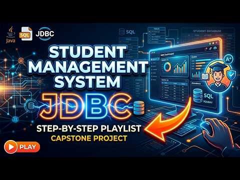 Java JDBC Capstone Project 💥 | Student Management System | Menu Driven + DAO + MySQL