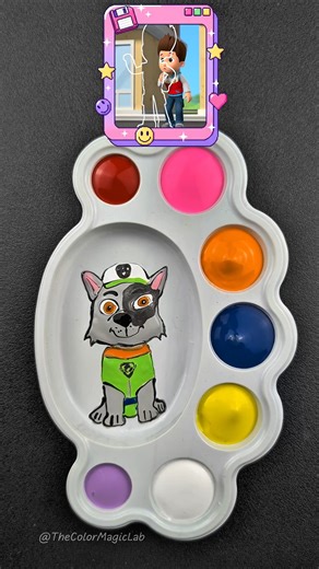 Sprunki OC Color Mixing 🐾 Rocky Edition | Paw Patrol 🐾 #sprunki #rocky #pawpatrol #colormixing