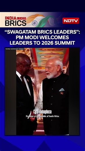 "Swagatam BRICS Leaders": PM Modi Welcomes Leaders To 2026 Summit