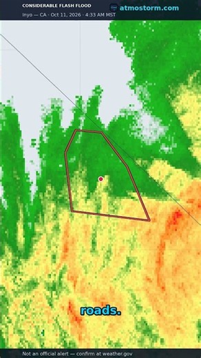 ⛔ EXPIRED — Considerable Flash Flood Warning — Inyo, CA