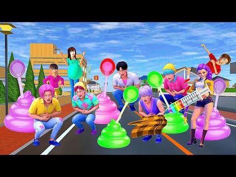 Yuta Mio Panik! Saja Boys Berak Musik Lolipop Disunat Demon Hunters Hamil | Sakura School Simulator