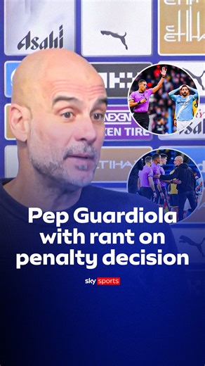 🗣️ Pep Guardiola with a passionate rant after referee Farai Hallam stuck with his on-field decision to deny Manchester City a penalty against Wolves. | Sky Sports Football