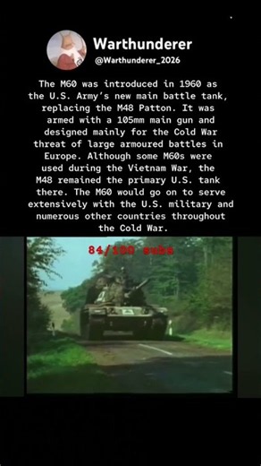 The M60 MBT #tanks #military #militaryhistory #army #vietnamwar